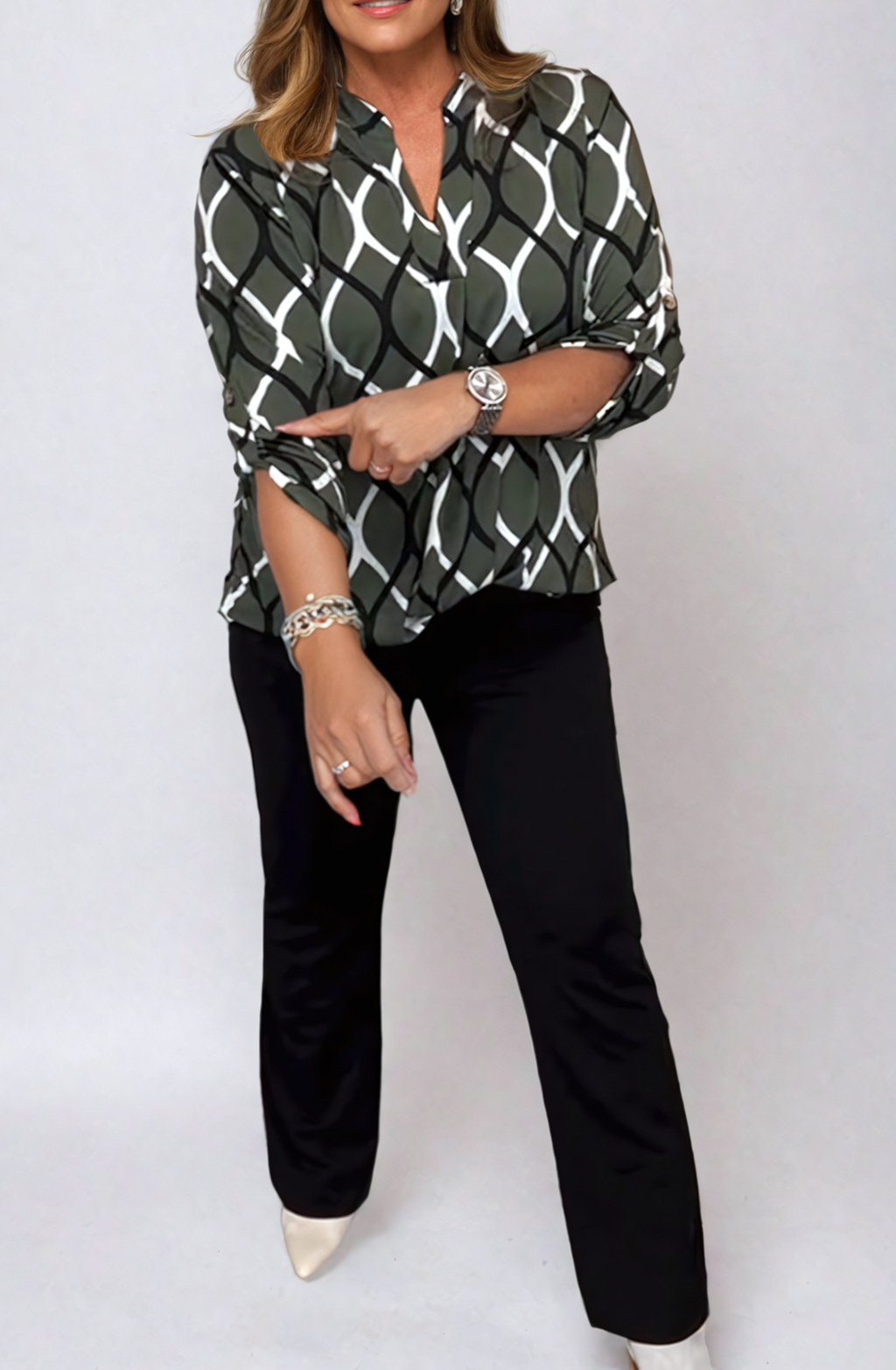 Beautifully Balanced Blouse with Timeless Character
