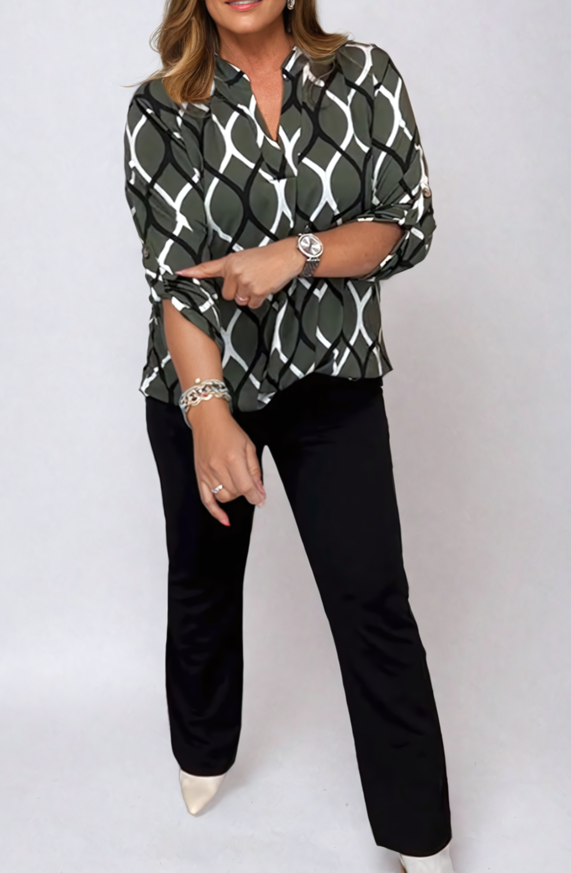 Beautifully Balanced Blouse with Timeless Character
