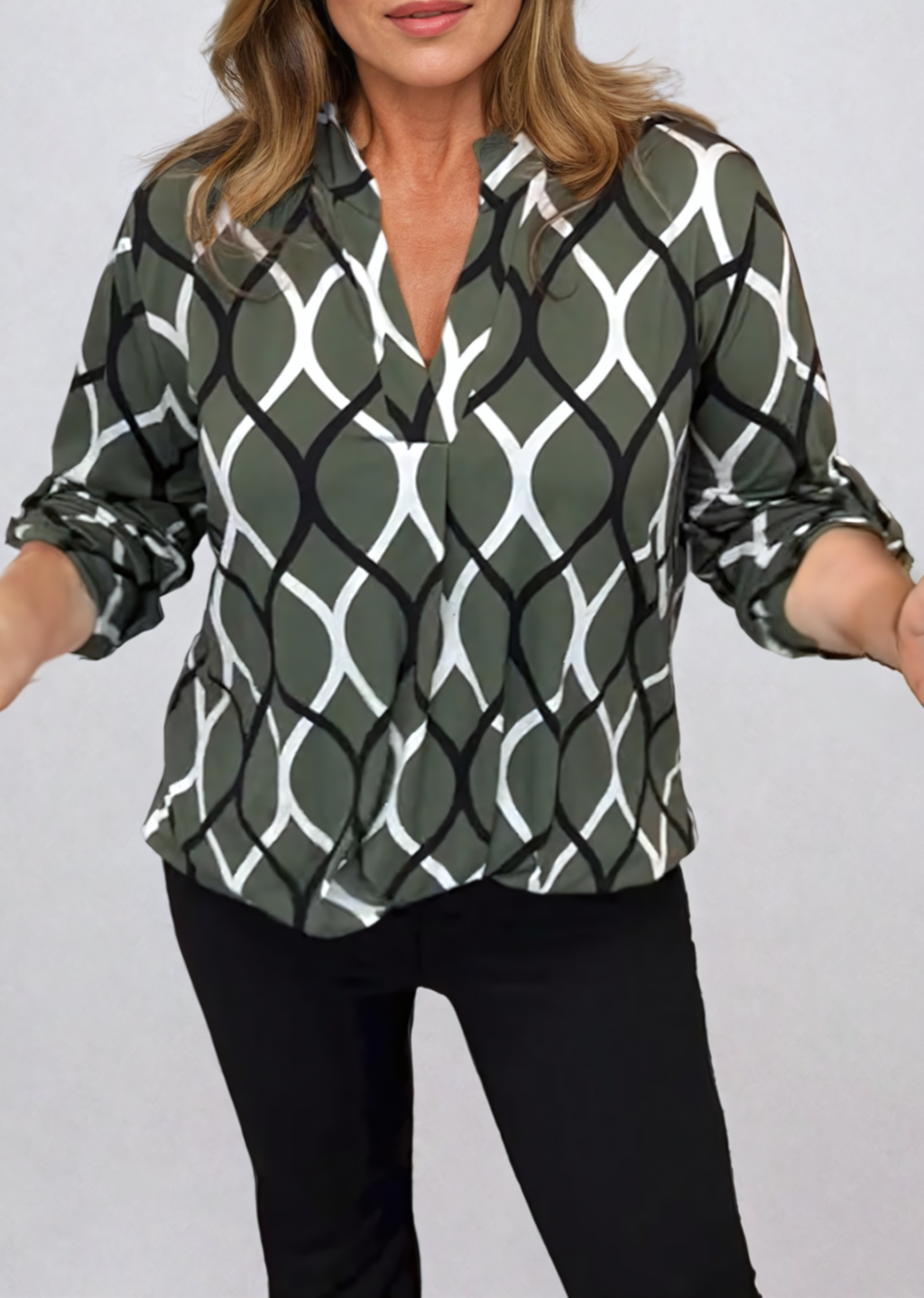Beautifully Balanced Blouse with Timeless Character