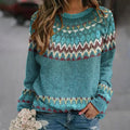 Elena® | Retro wave sweater