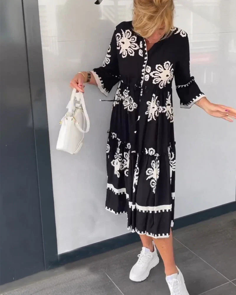 A Vintage Style Dress with Delicate Timeless Details