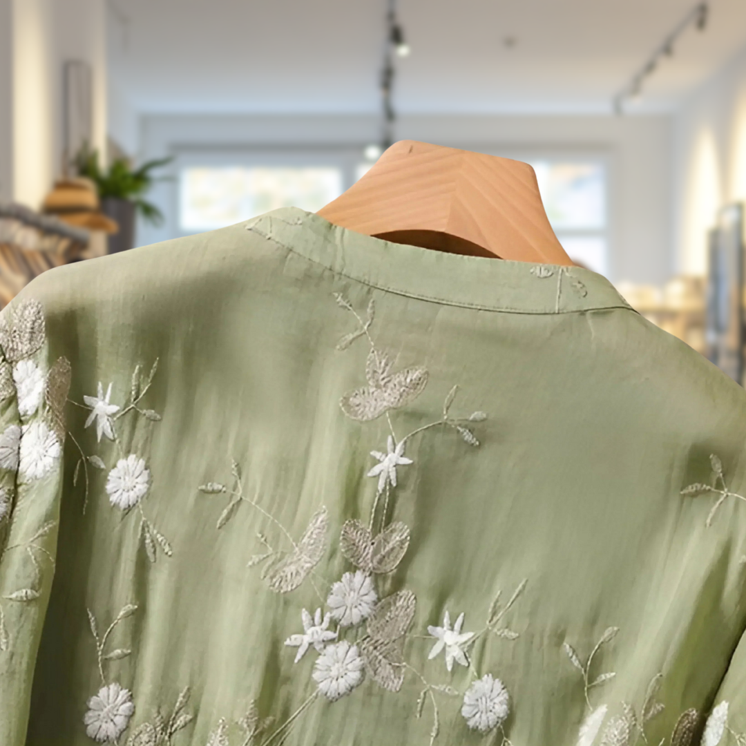 A Vintage Style Blouse with Delicate Timeless Details
