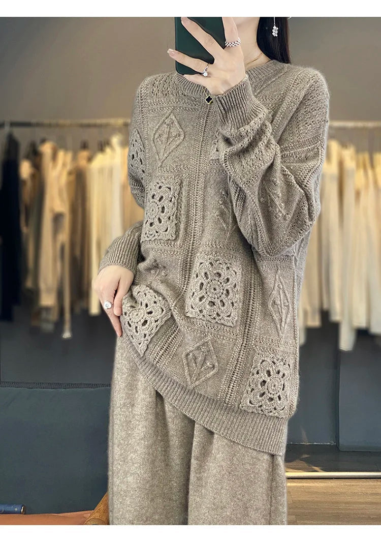 Gracefully Designed Sweater