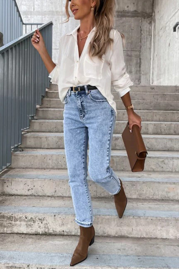 Classic Vintage Blouse with a Flattering Fit
