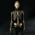 Comstylish Women's Gothic Style Skeleton High Neck Cozy Sweater