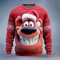 Comstylish Men's Fun Christmas Bear Ugly Sweater