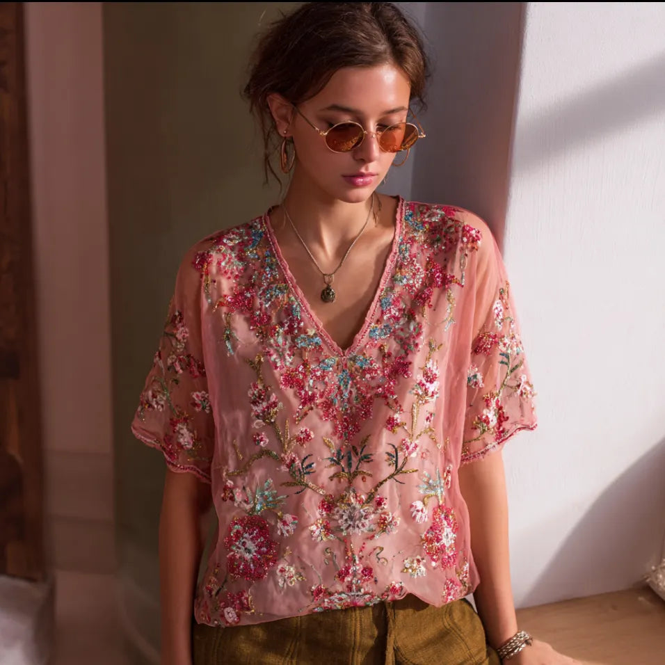 Timeless Vintage Style Top
