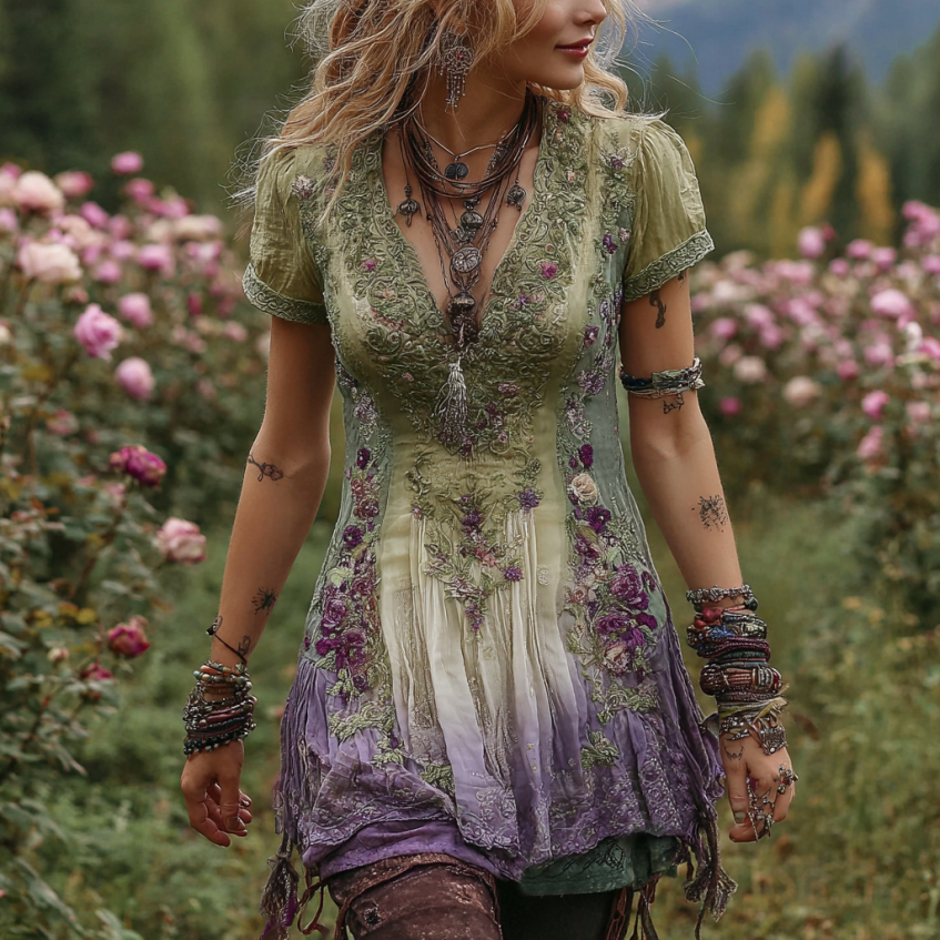 Purple green