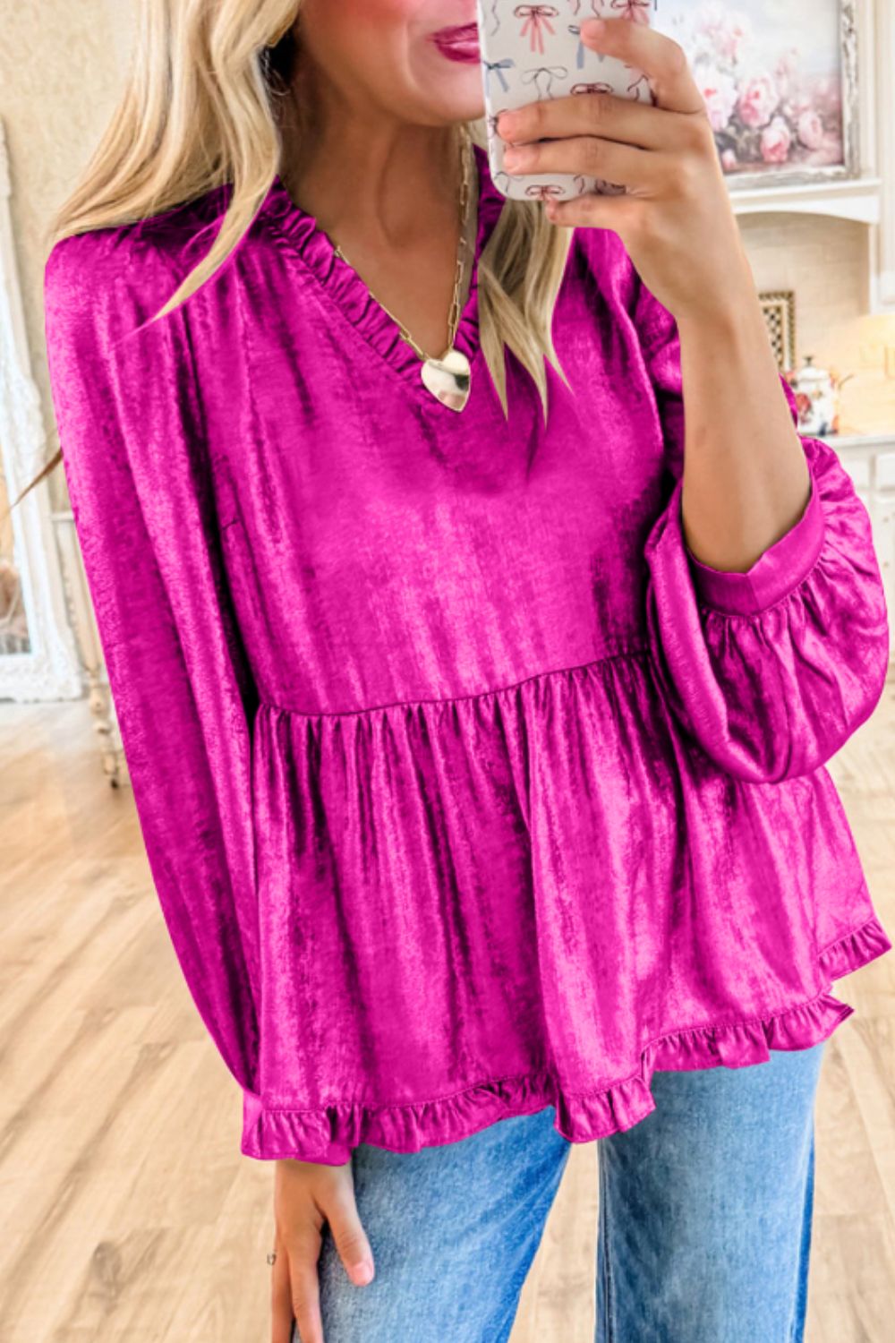 A Vintage Style Blouse with Delicate Timeless Details