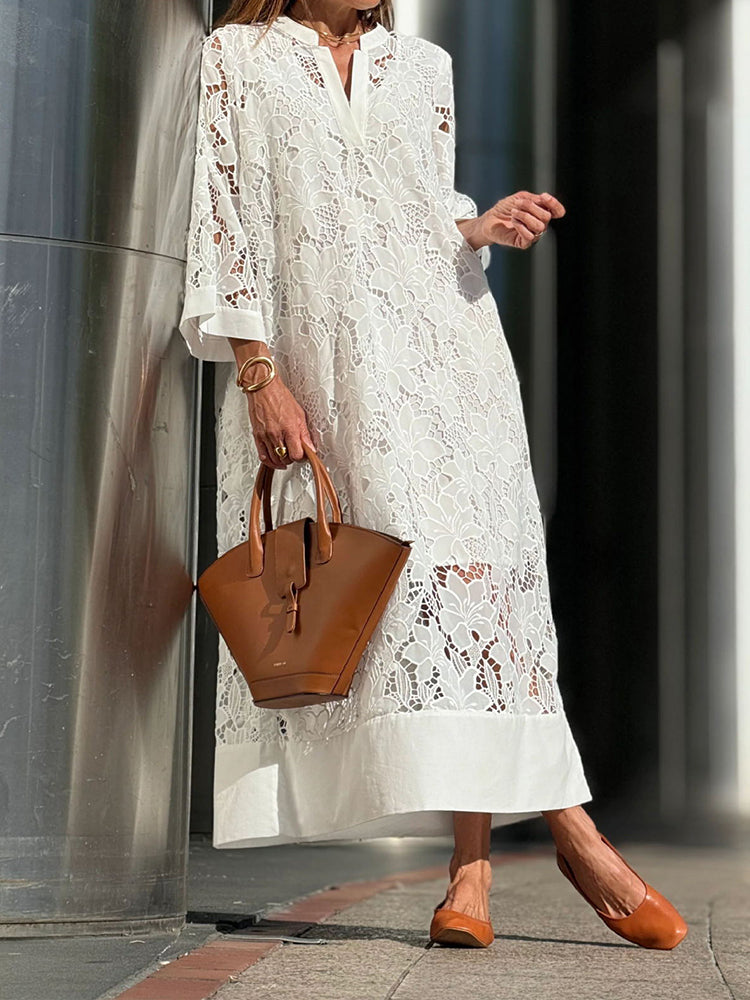 A Vintage Style Dress with Delicate Timeless Details