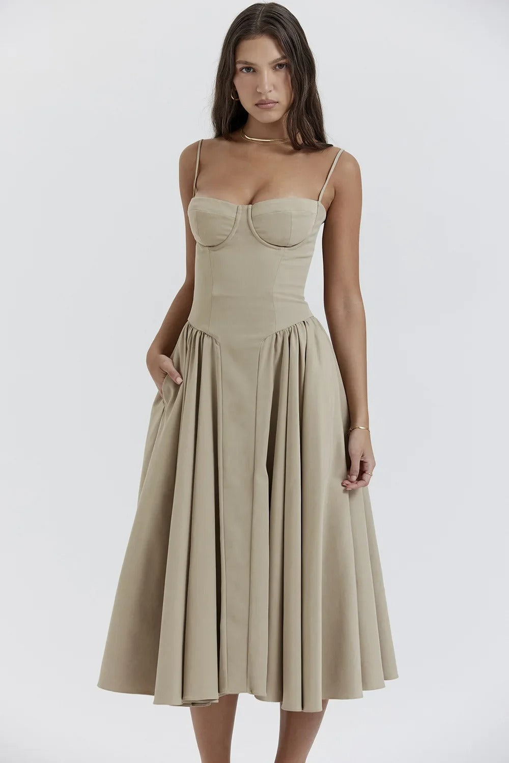 A Vintage Style Dress with Delicate Timeless Details