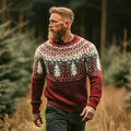 Vintage Christmas Tree Men's Icelandic Sweater artswardrobe