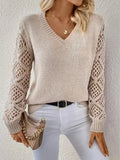 Chloe® | Knitted V-neck sweater