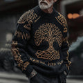 Men's Viking Celtic Tree Of Life Cozy Casual Sweater artswardrobe