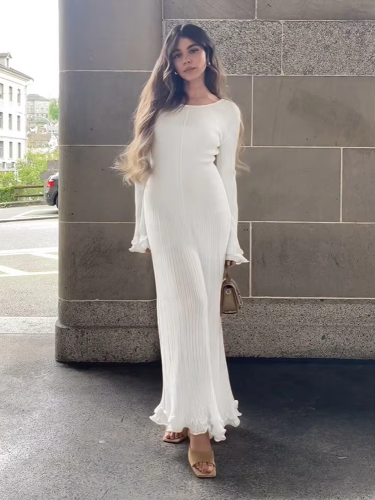 A Vintage Style Dress with Delicate Timeless Details
