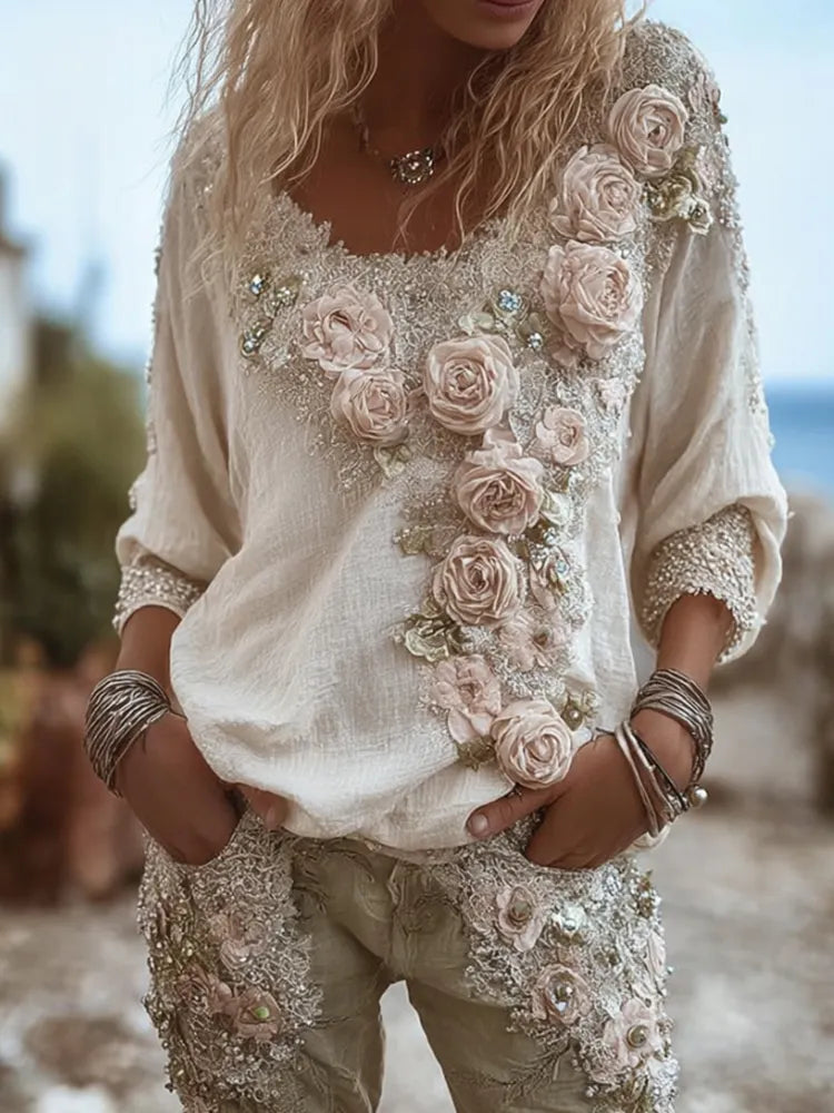 Timeless Vintage Style Top