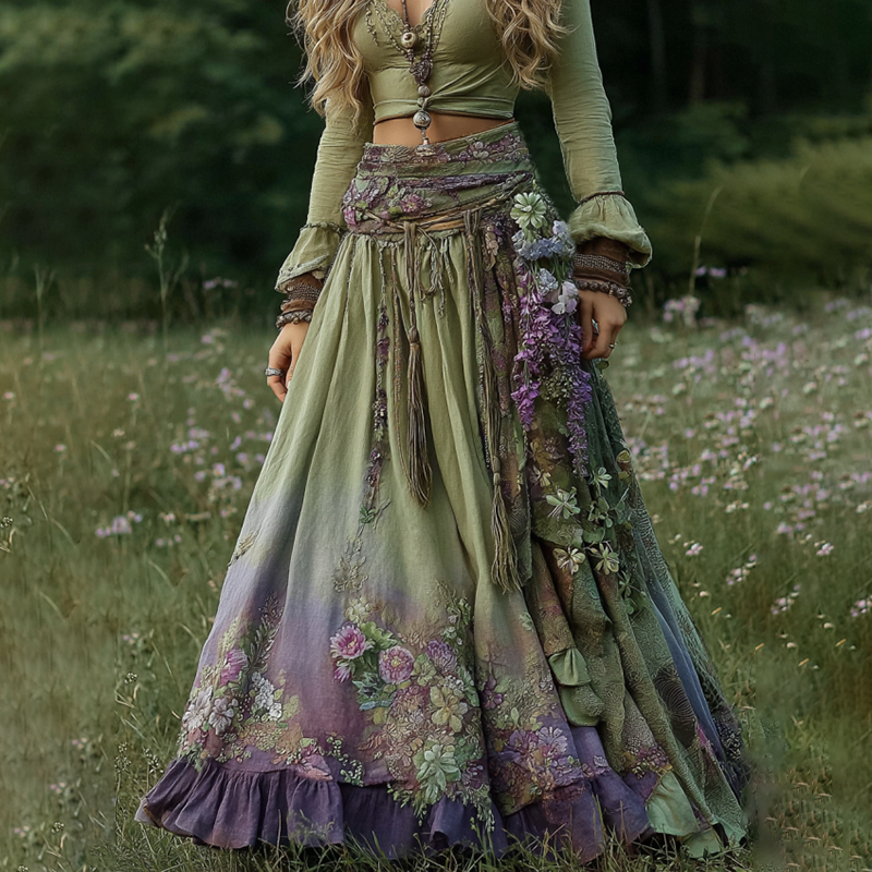 Purple green