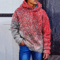 Vintage Gradient Men's Cozy Hooded Sweater artswardrobe