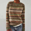 Vintage Tribal Pattern Warm Comfy Long Sleeve Sweater elevenforest