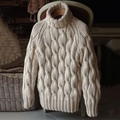 Vintage Warmth Knitted Jacquard Turtleneck Sweater artswardrobe