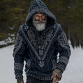 Men's Viking Celtic Knot Cozy Hooded Sweater artswardrobe