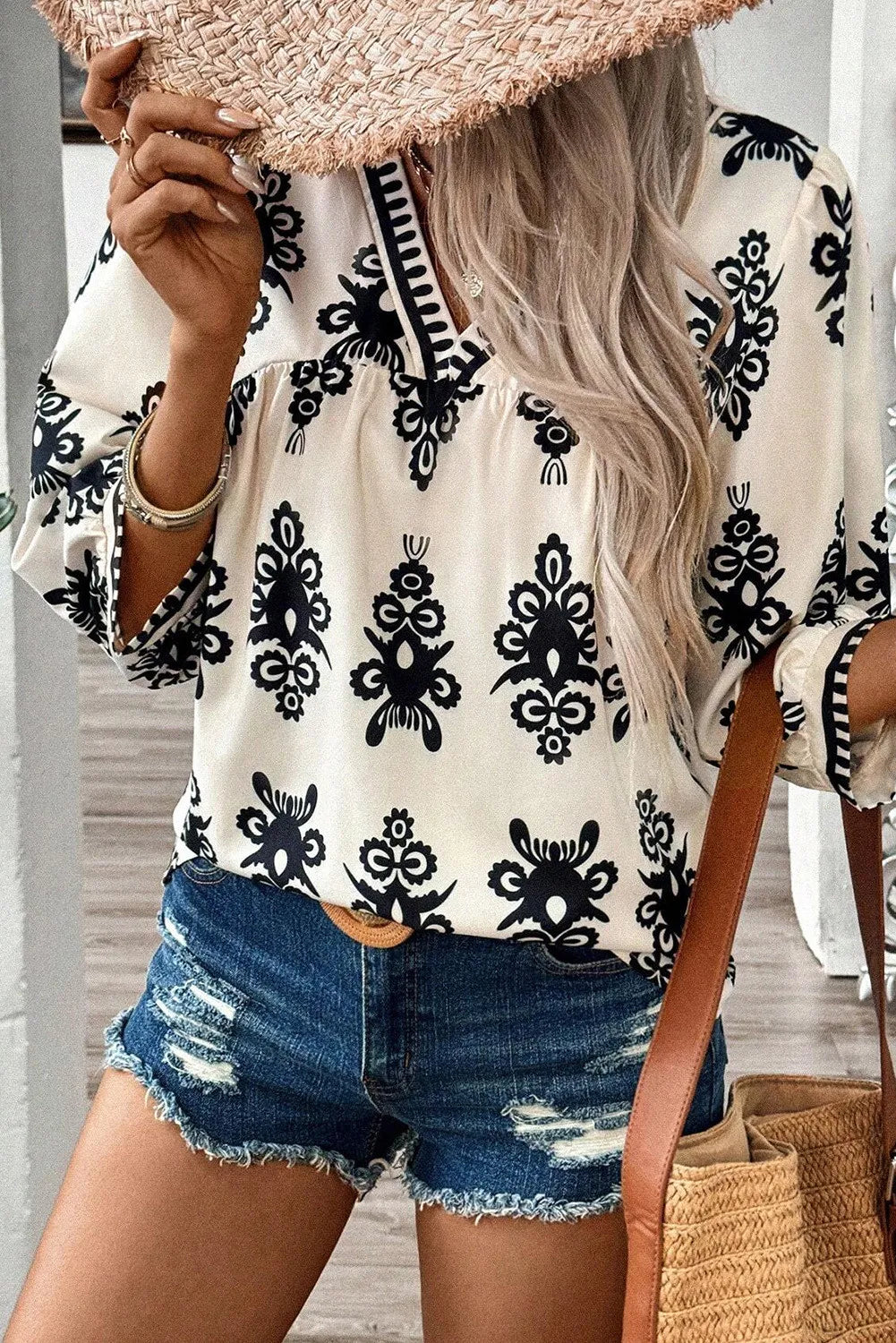 A Vintage Style Blouse with Delicate Timeless Details