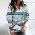 Vintage Farm Sheep Knitted Jacquard Sweater elevenforest