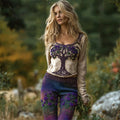 Viking Tree Of Life Knit Embroidered Women's Slim Fit Sweater artswardrobe