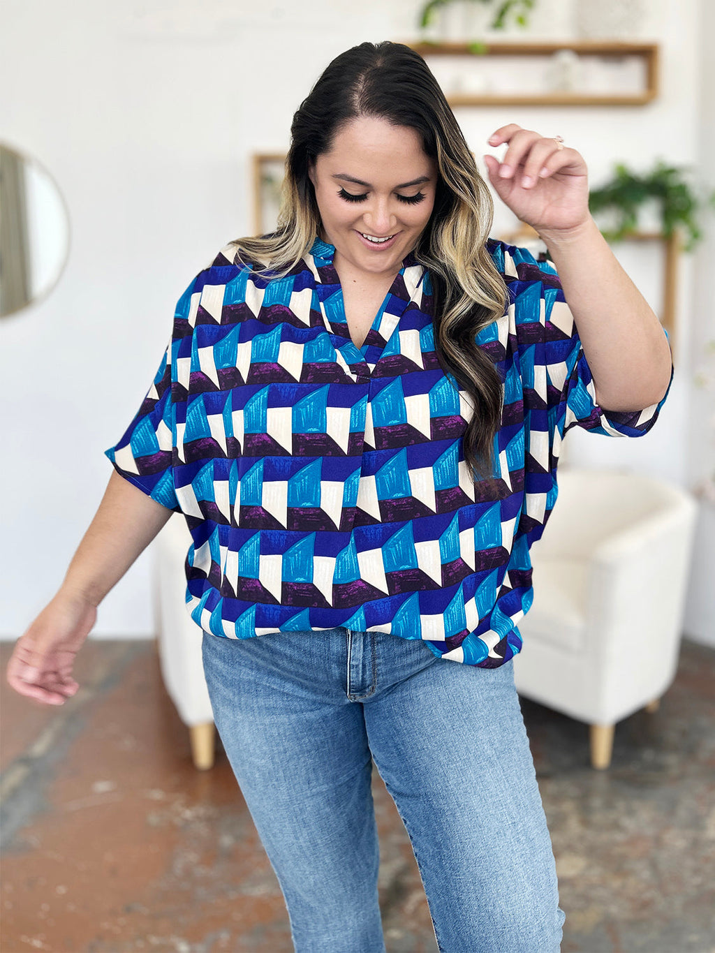 Vintage Inspired Blouse with a Contemporary Edge