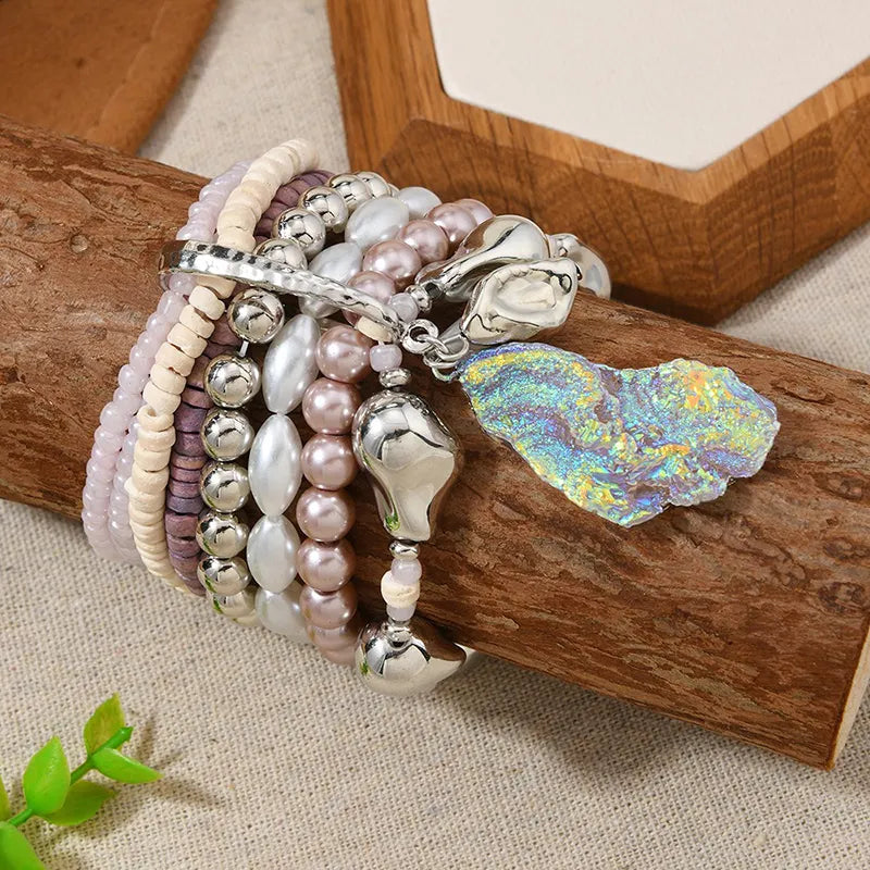Delicate Artisan Pearl Bracelet