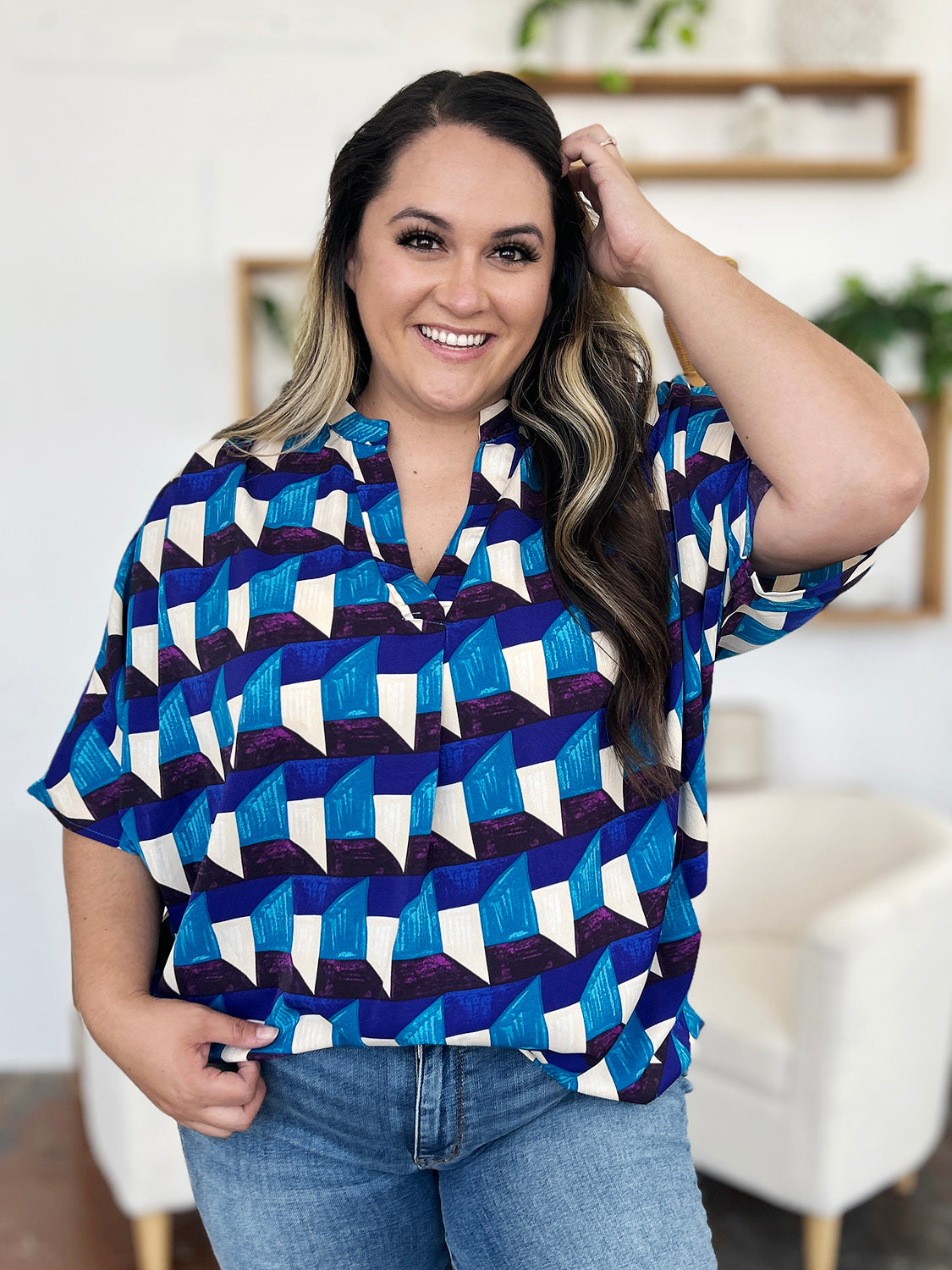 Vintage Inspired Blouse with a Contemporary Edge