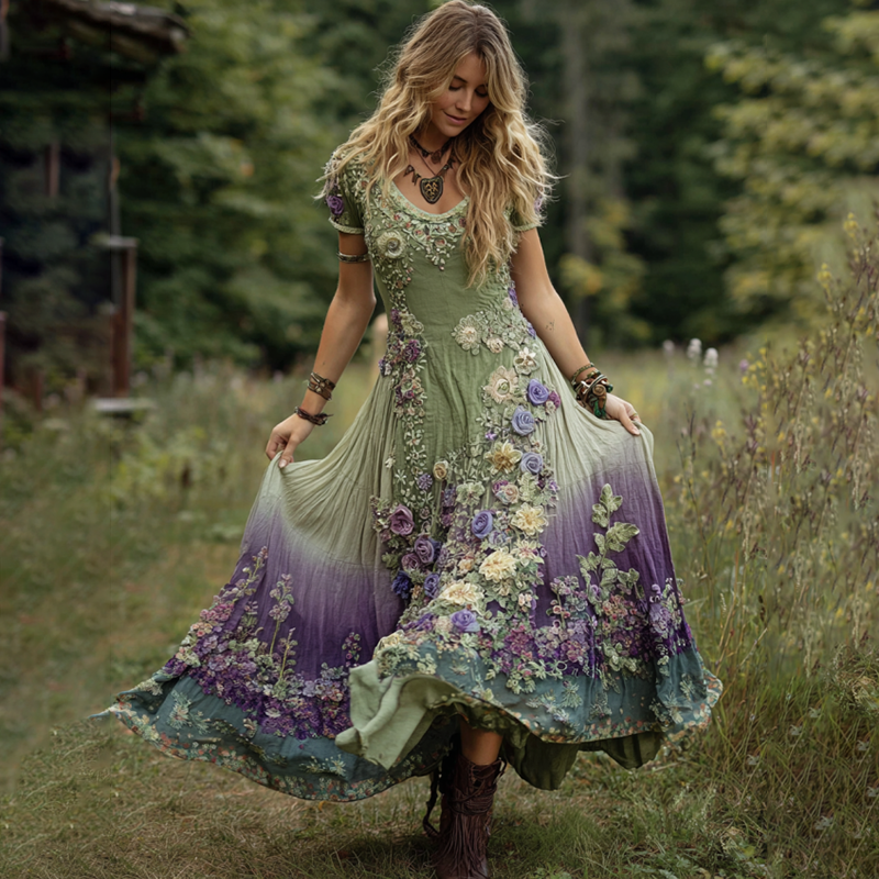 Purple green