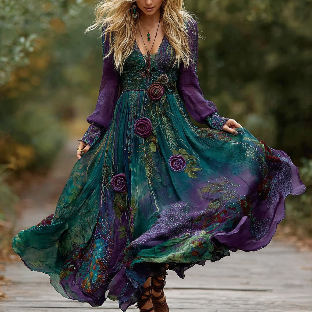 Purple green