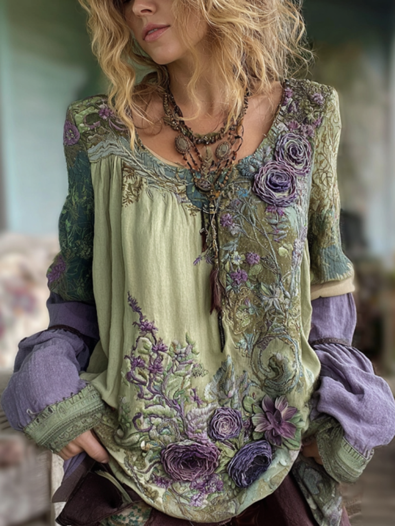 Purple green