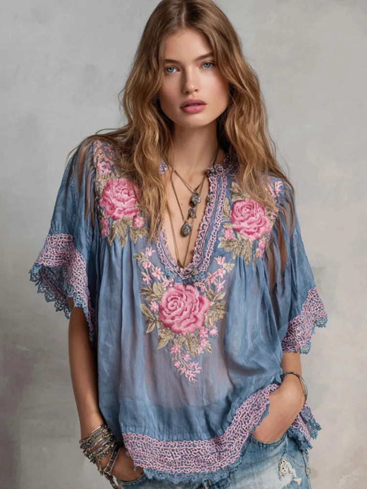Timeless Vintage Style Top