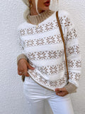 Gabriela® | Jacquard Christmas sweater with snowflakes