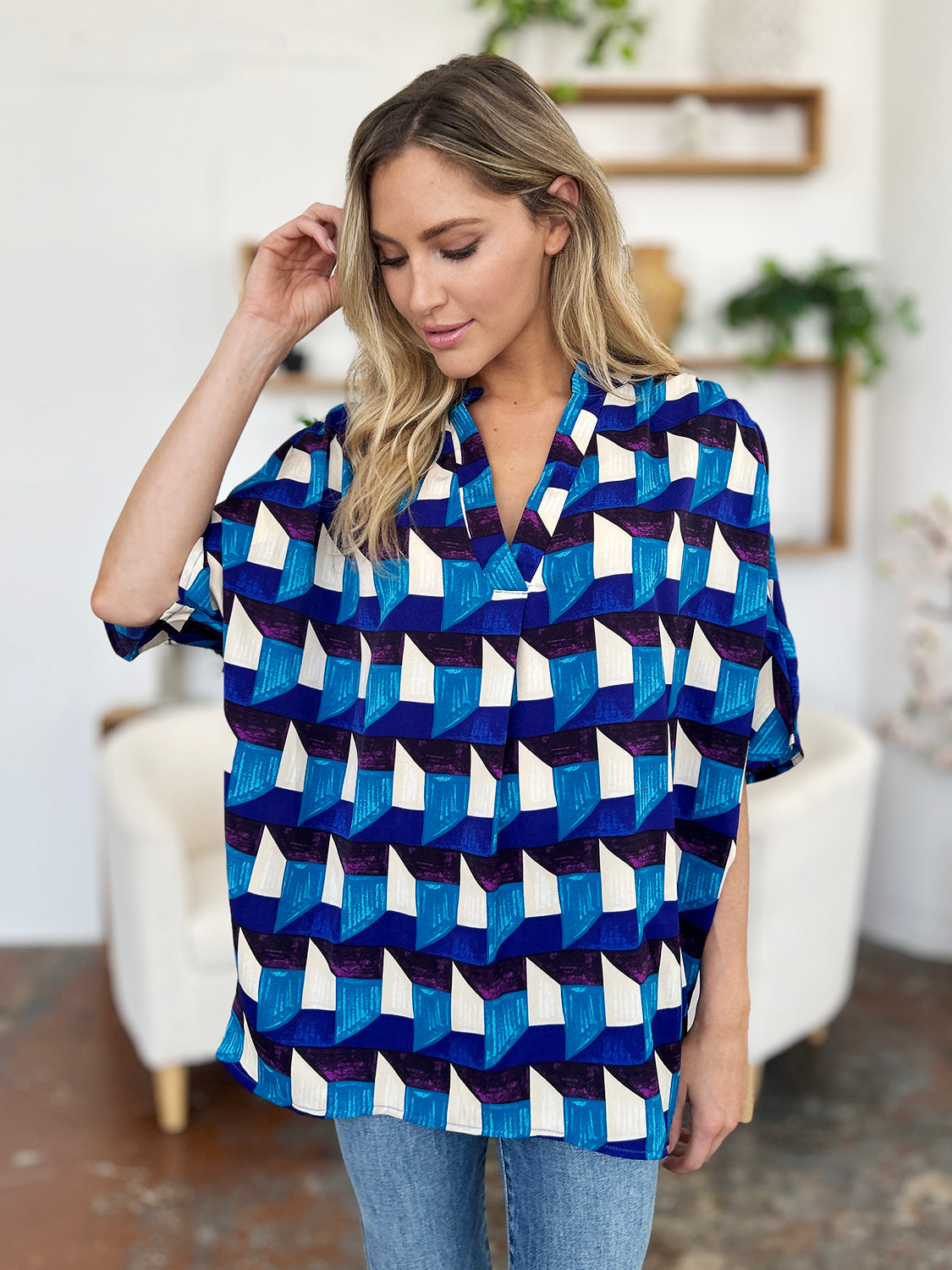 Vintage Inspired Blouse with a Contemporary Edge