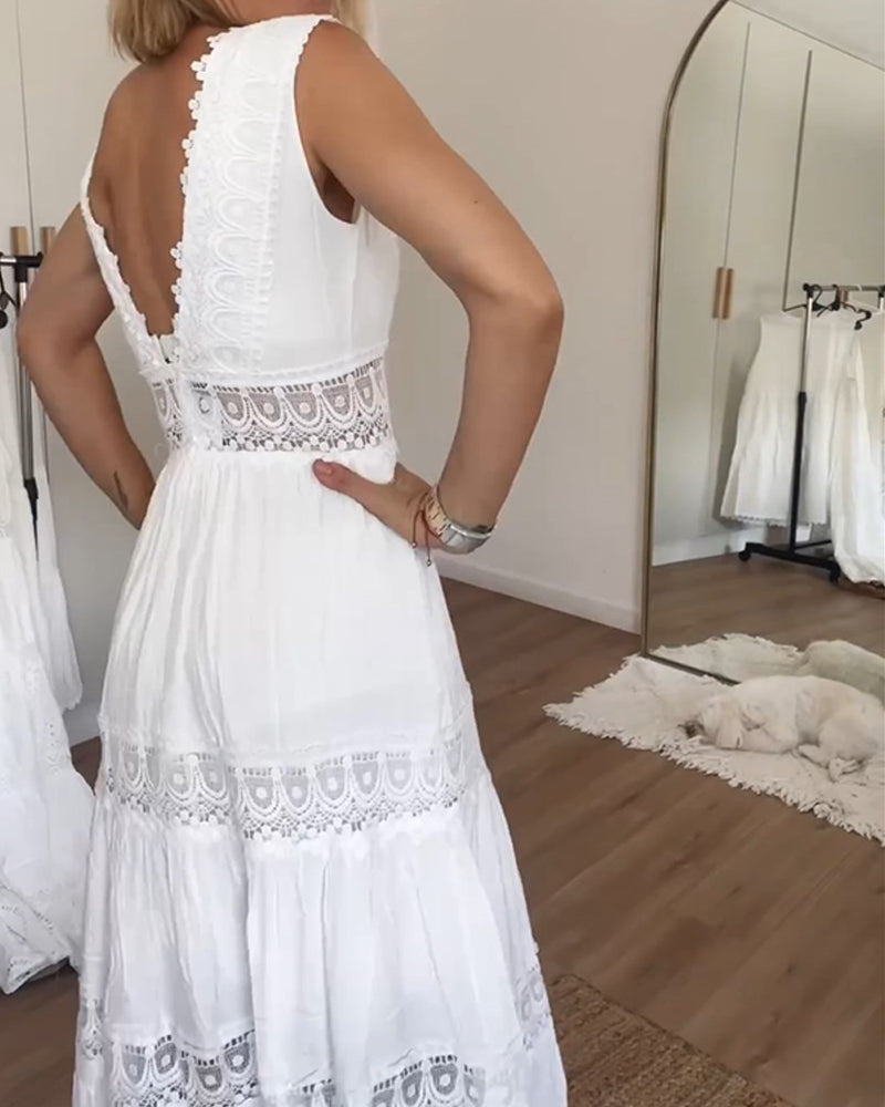 A Vintage Style Dress with Delicate Timeless Details