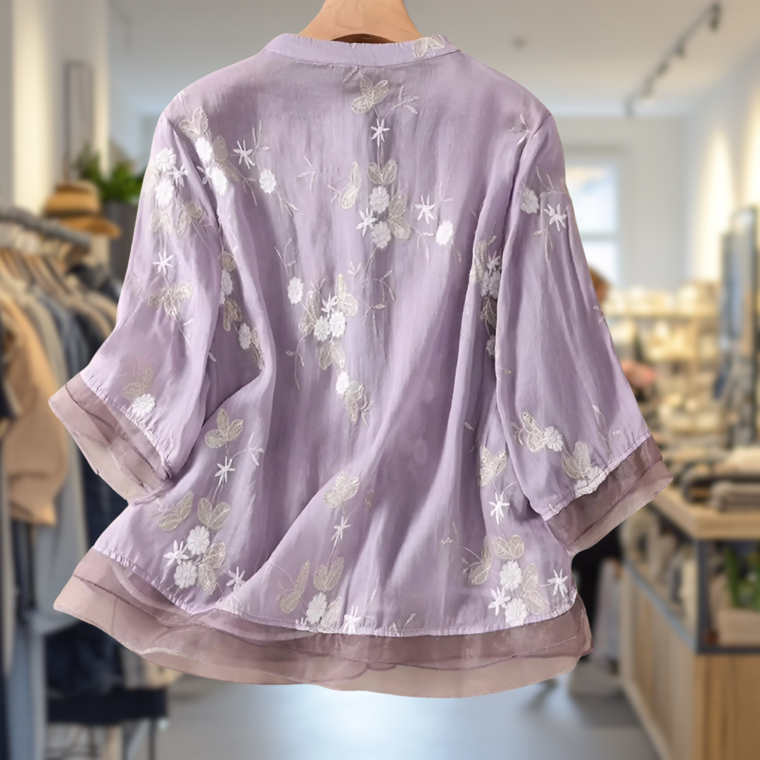 A Vintage Style Blouse with Delicate Timeless Details