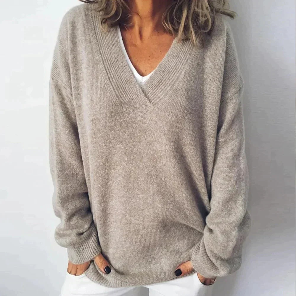 Marina® | Women's V-neck sweater