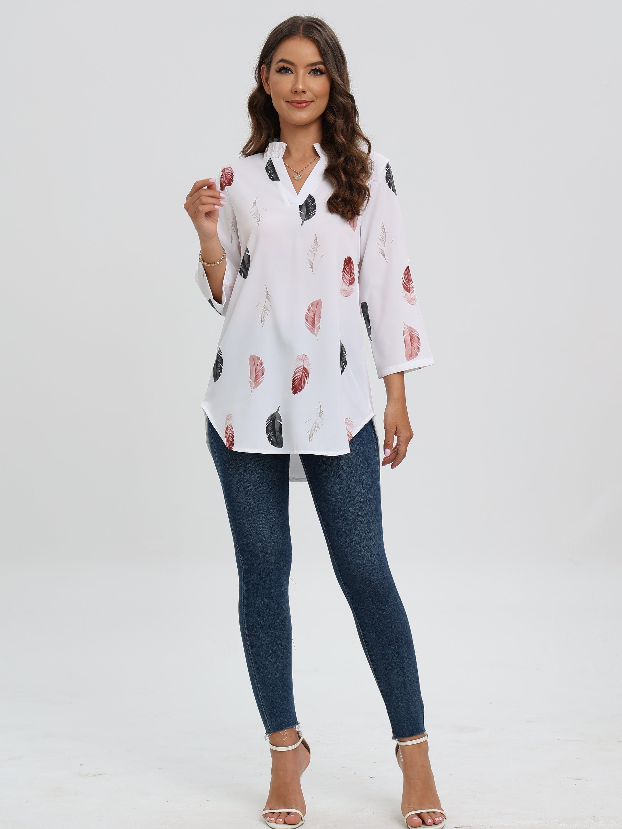 Well Tailored Blouse with a Graceful Silhouette