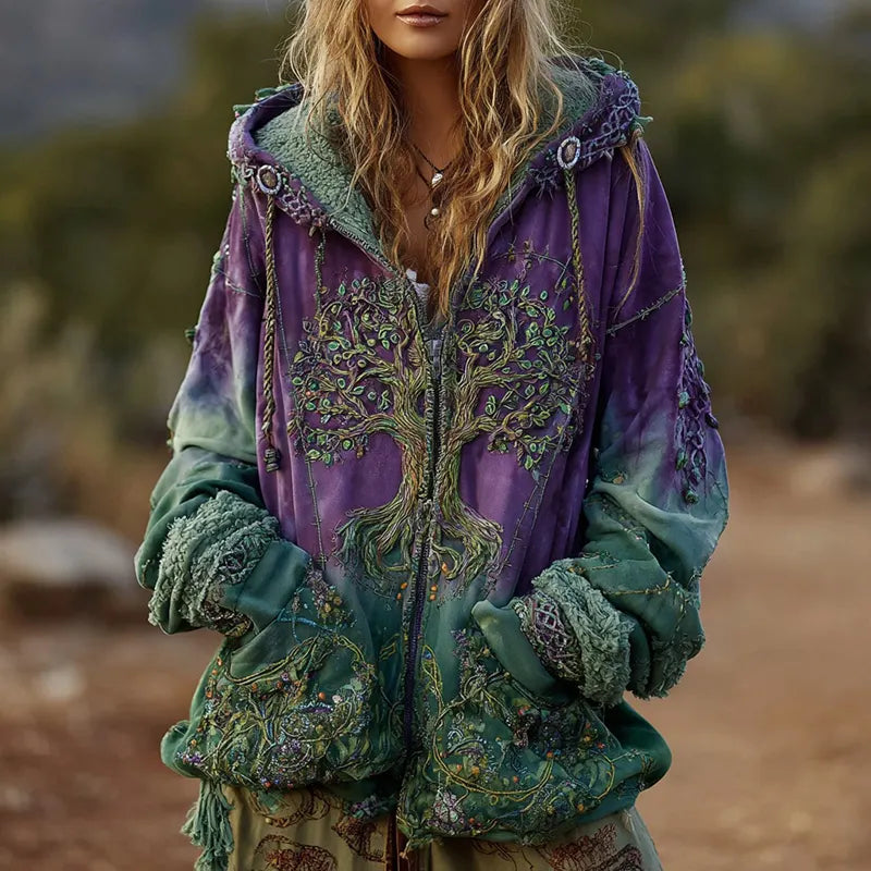 Purple green