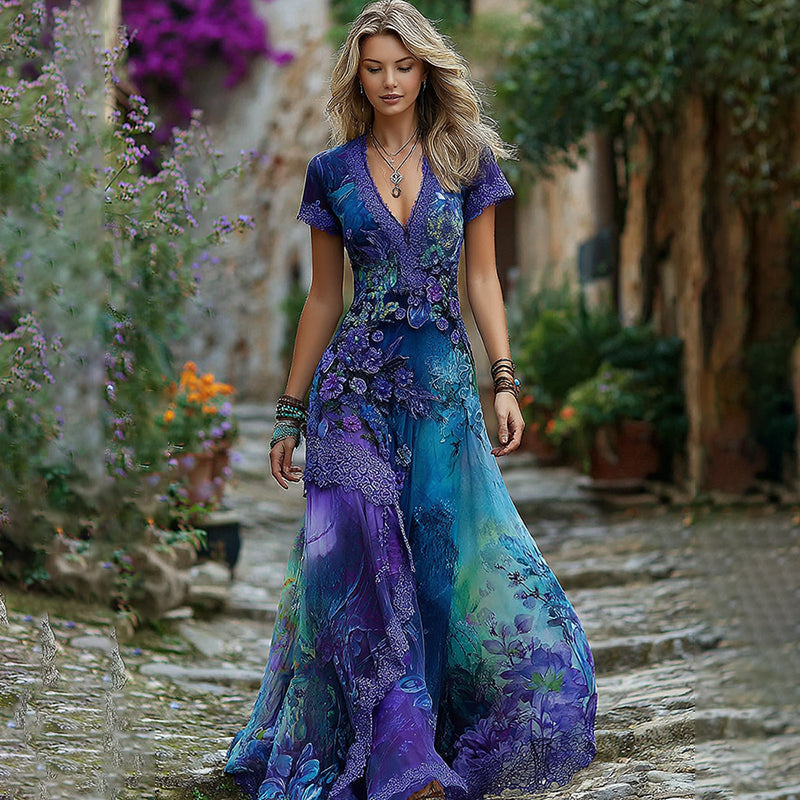 Purple green
