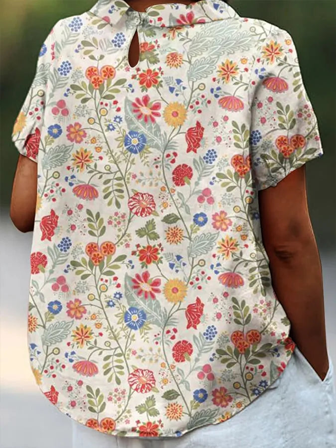 A Vintage Style Blouse with Delicate Timeless Details