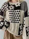 Millicent® | Floral knit sweater