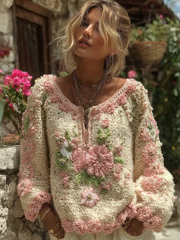 Gracefully Designed Sweater