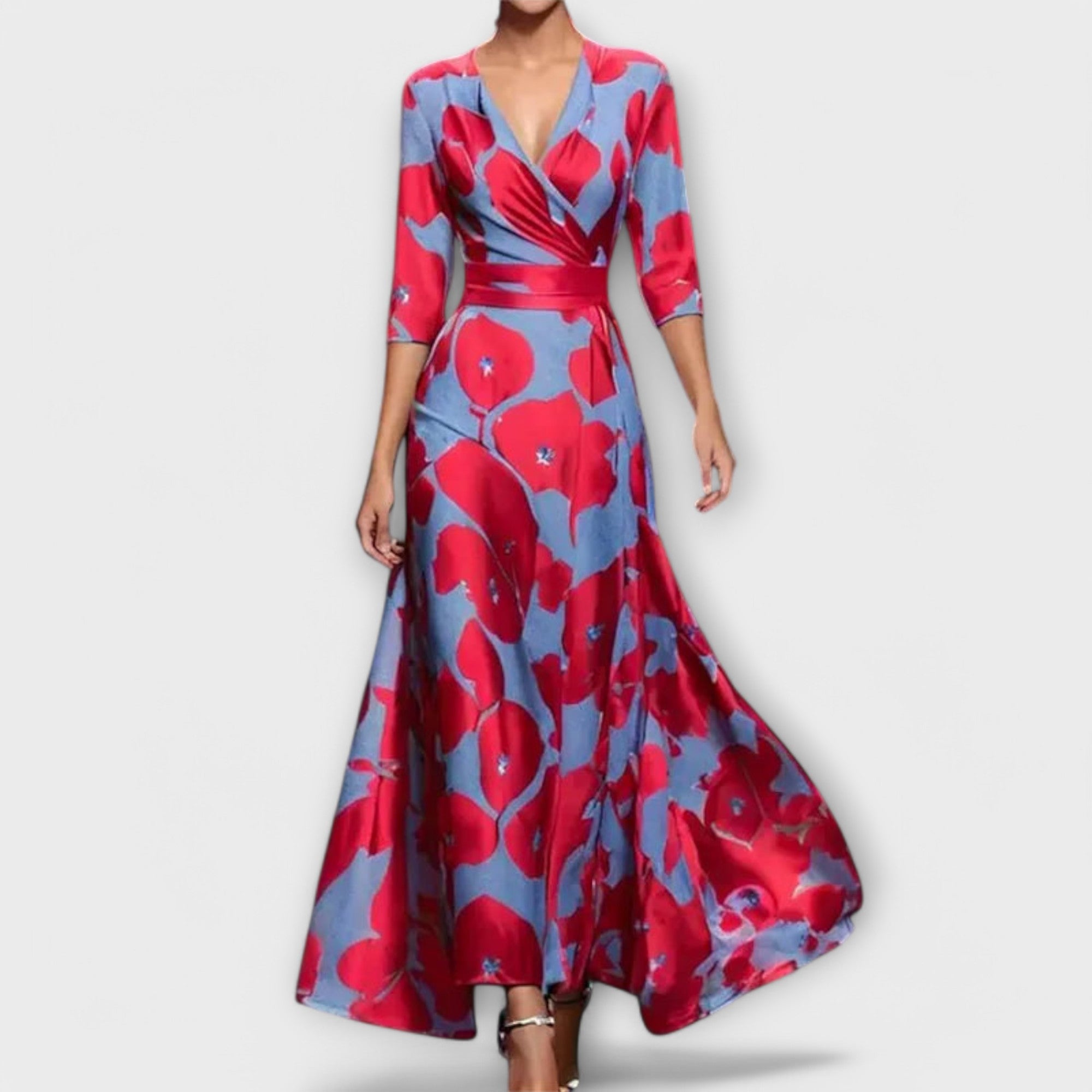 Navy blue-red