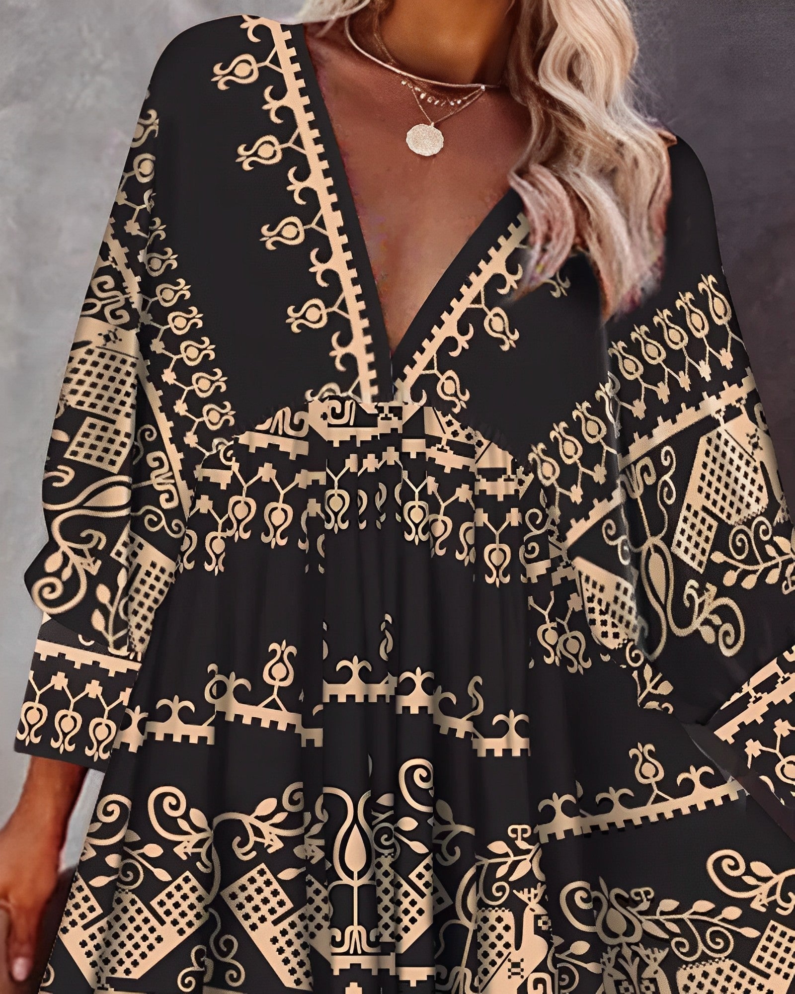 A Vintage Style Dress with Delicate Timeless Details