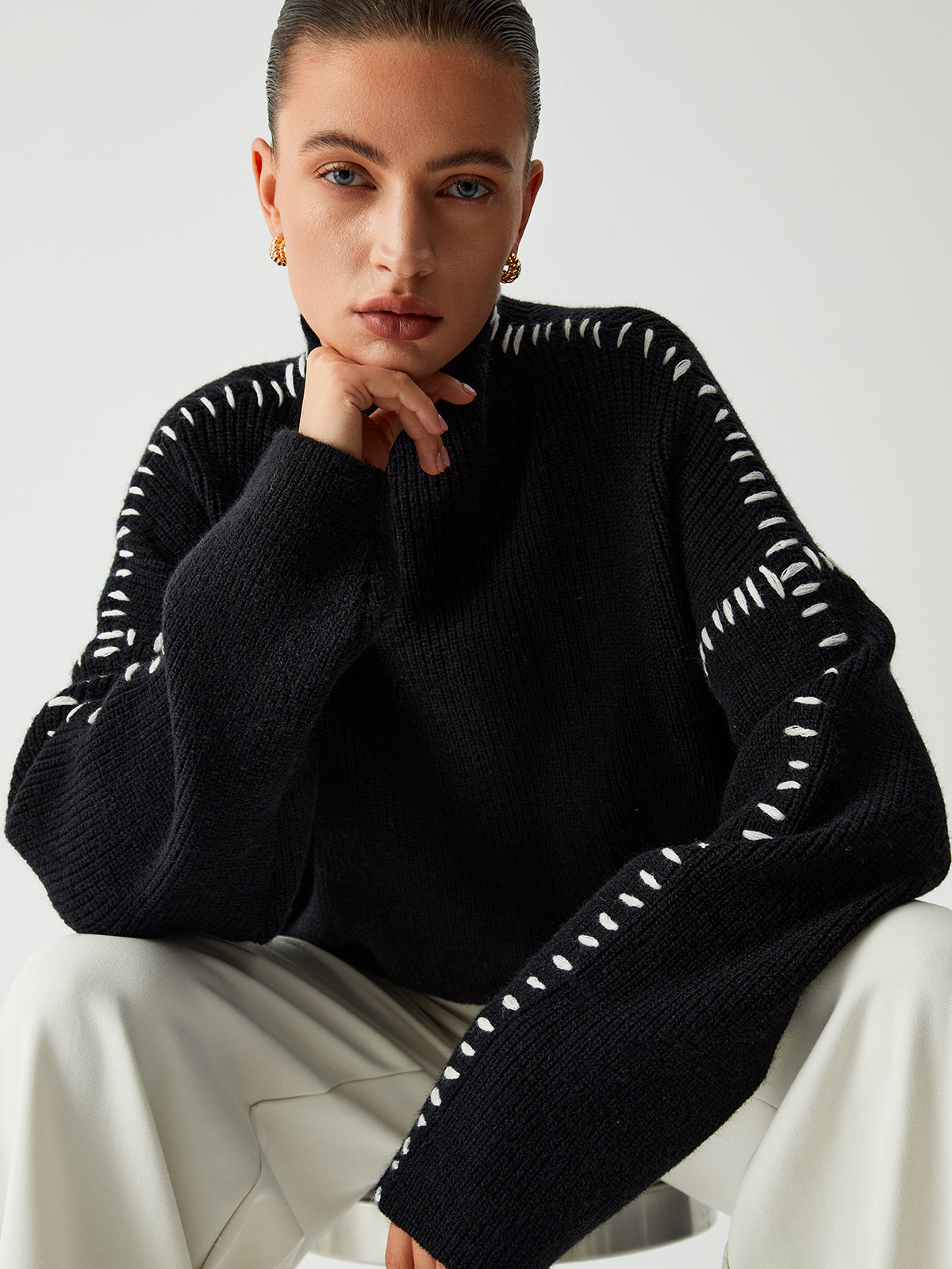 Gracefully Designed Sweater