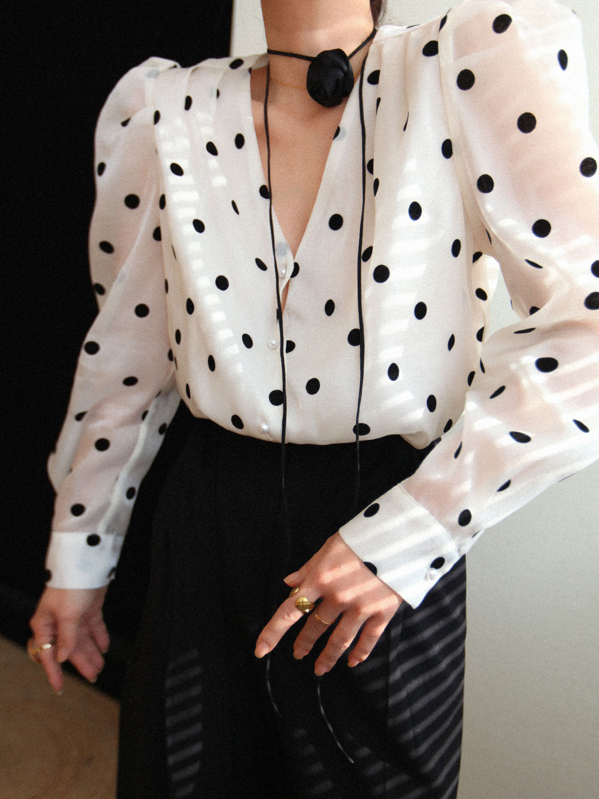 Beautifully Finished Blouse in a Timeless Design
